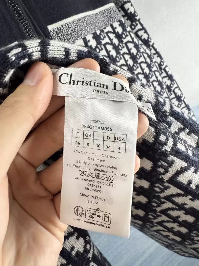 Dior Dior Navy Blue Cashmere Zip Hoodie Size US S / EU 44-46 / 1 - 7 Thumbnail