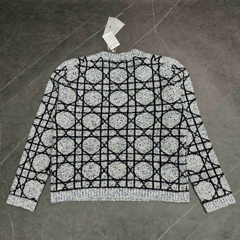 Dior DIOR 24FW Diamond Pattern Sweater Size US XL / EU 56 / 4 - 2 Thumbnail