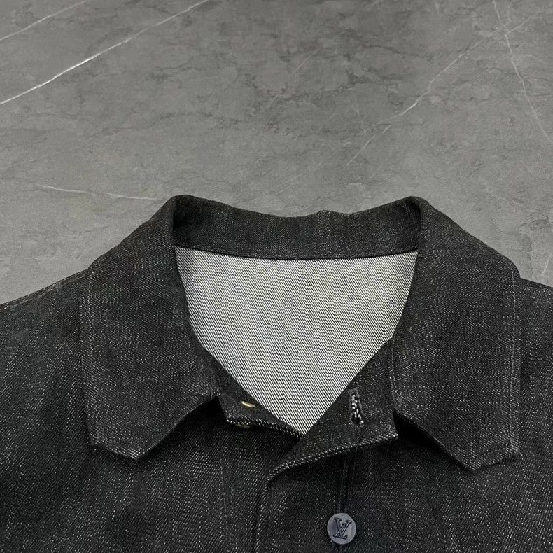 Louis Vuitton Louis Vuitton Black Denim Jacket with Tags Size US M / EU 48-50 / 2 - 3 Thumbnail
