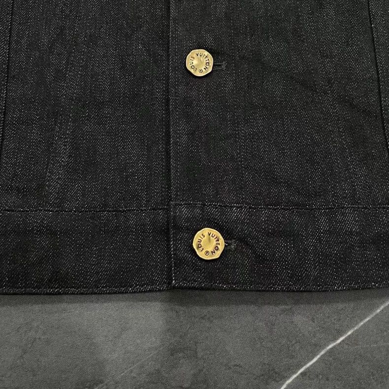 Louis Vuitton Louis Vuitton Black Denim Jacket with Tags Size US M / EU 48-50 / 2 - 6 Thumbnail