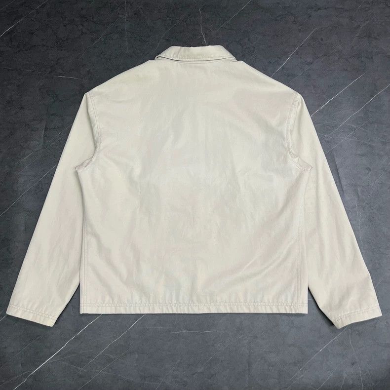Louis Vuitton Louis Vuitton FW22 Logo Work Jacket Beige Size US XXL / EU 58 / 5 - 2 Thumbnail
