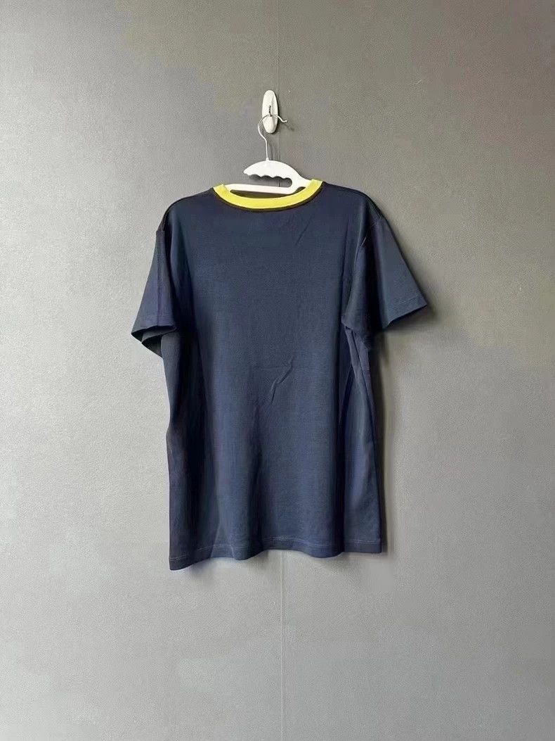 Louis Vuitton Louis Vuitton Navy Blue Chain Short Sleeve Shirt Size US S / EU 44-46 / 1 - 2 Thumbnail