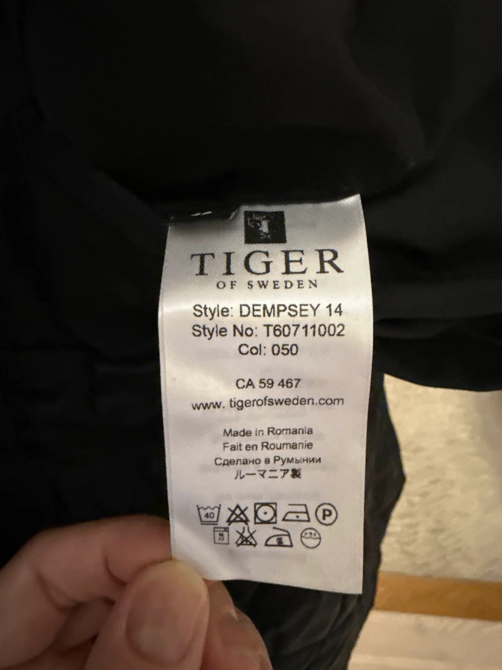 Tiger of Sweden Tiger of Sweden Dempsey 14 Coat Size US M / EU 48-50 / 2 - 3 Thumbnail