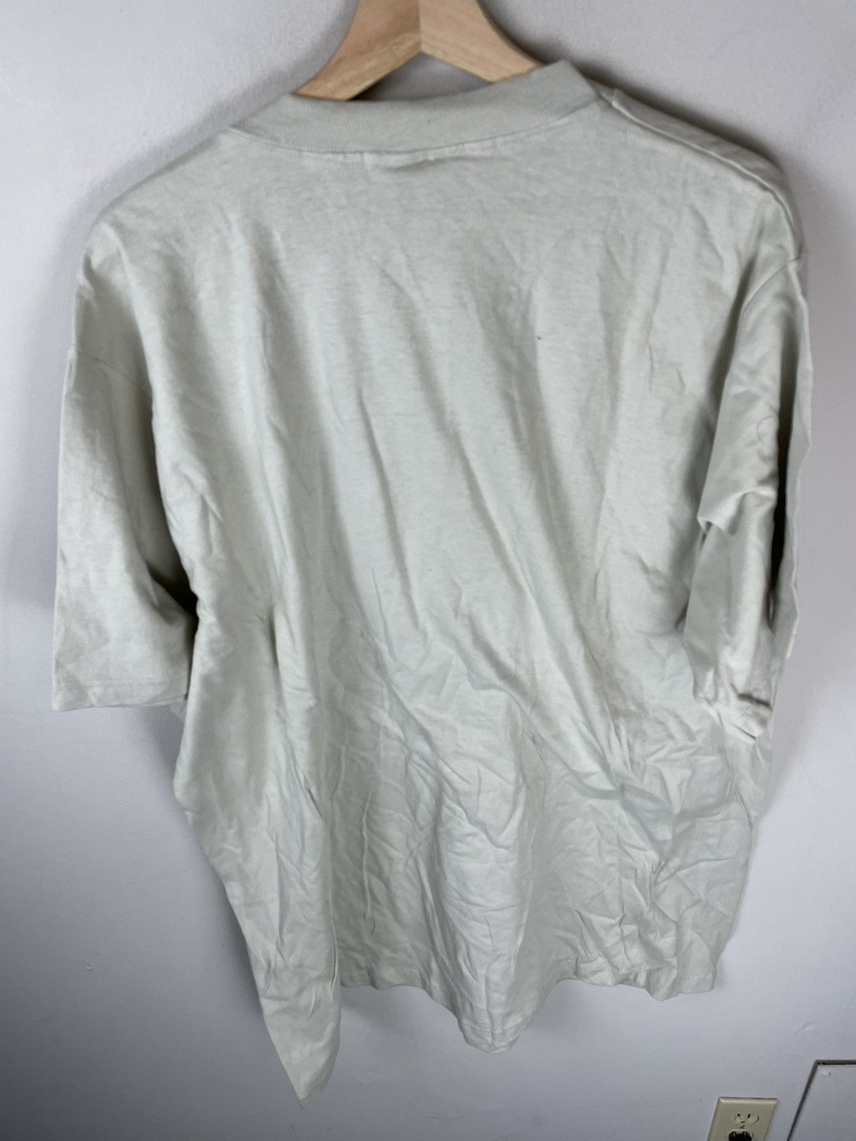 Vintage Vintage NOS Comfy Tan T-Shirt Size US XL / EU 56 / 4 - 4 Thumbnail