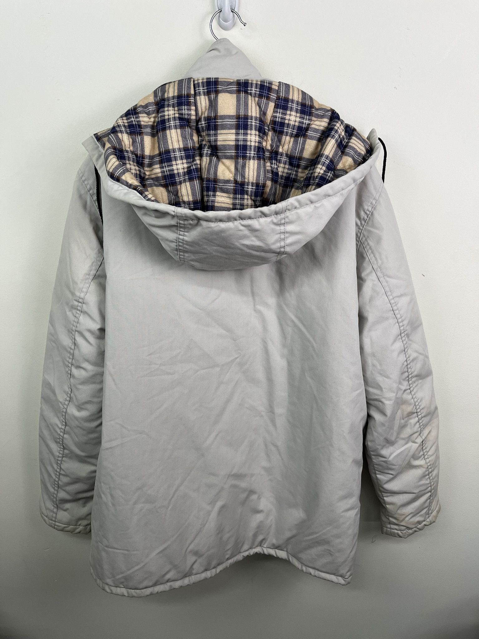 Vintage Vintage Jacket 1990s Puffer Jacket Quilted Taupe Parka Size XL Size US XL / EU 56 / 4 - 4 Thumbnail