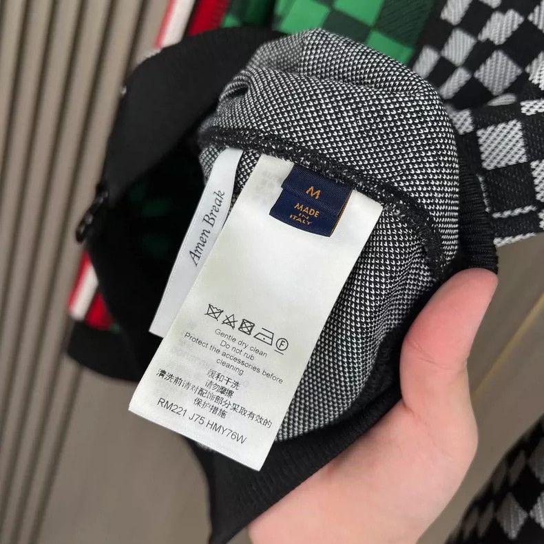 Louis Vuitton Louis Vuitton Checkerboard Knit Jacket Size US M / EU 48-50 / 2 - 6 Thumbnail