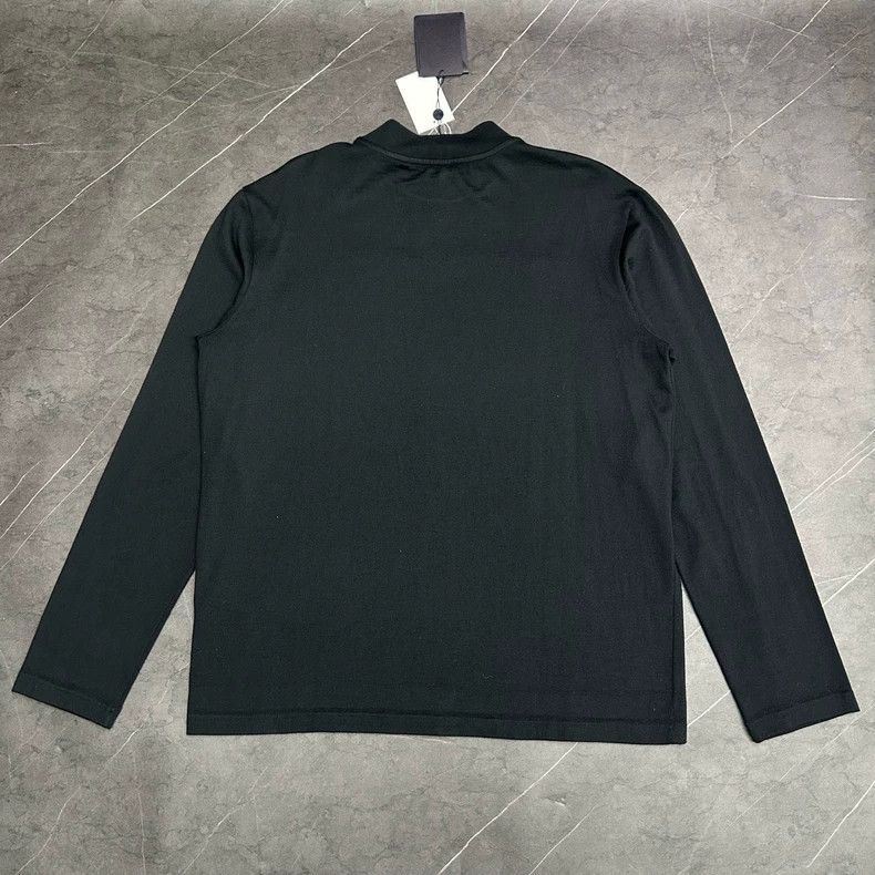 Louis Vuitton Louis Vuitton Black Long Sleeve Knit Top Size US L / EU 52-54 / 3 - 2 Thumbnail