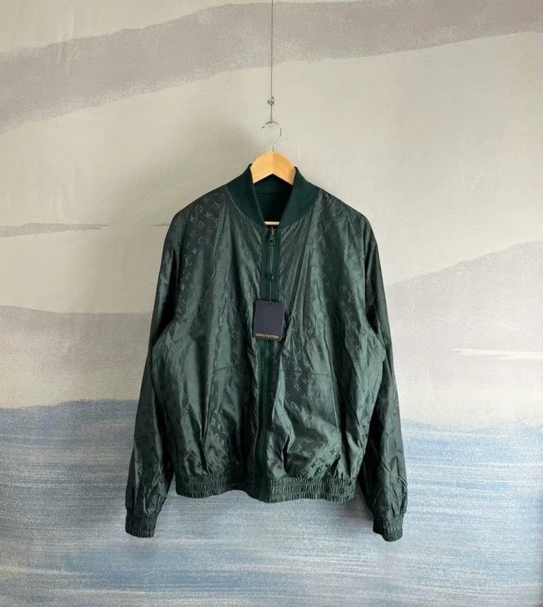 Louis Vuitton Louis Vuitton Green Zip Jacket Size US M / EU 48-50 / 2 - 3 Thumbnail
