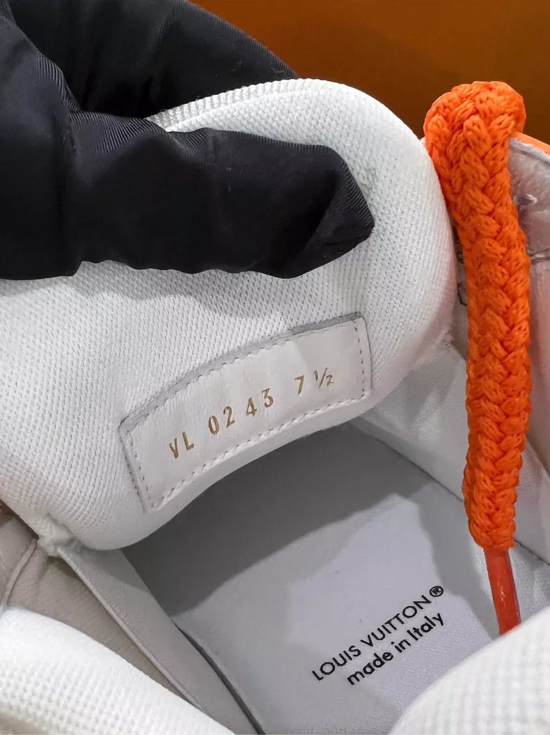 Louis Vuitton Louis Vuitton Orange Sneakers Size 7.5/41.5 Size US 7.5 / EU 40-41 - 7 Thumbnail