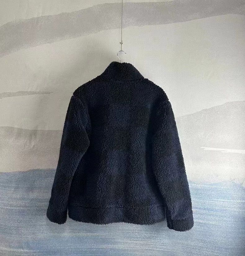 Louis Vuitton Louis Vuitton Nigo Black Blue Teddy Jacket Size US L / EU 52-54 / 3 - 3 Thumbnail