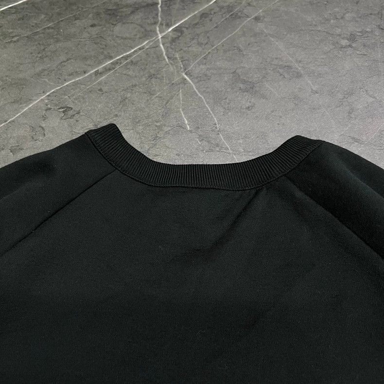 Louis Vuitton Louis Vuitton Black Logo Sweatshirt with Studs Size US L / EU 52-54 / 3 - 4 Thumbnail