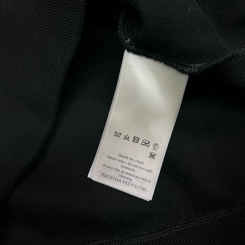 Louis Vuitton Louis Vuitton Black Logo Sweatshirt with Studs Size US L / EU 52-54 / 3 - 5 Thumbnail
