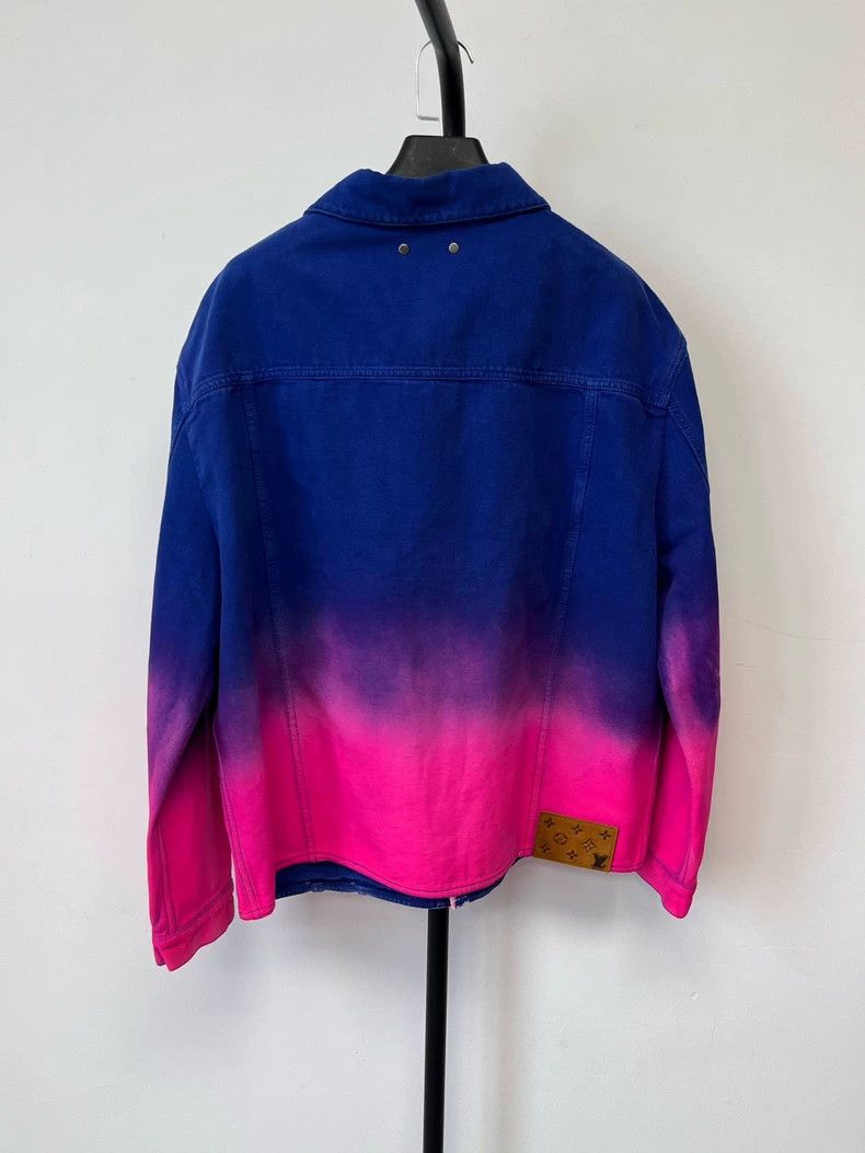 Louis Vuitton Louis Vuitton Gradient Denim Jacket SS22 Size US L / EU 52-54 / 3 - 2 Thumbnail