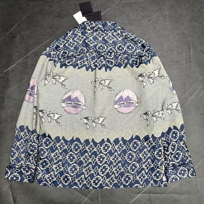 Louis Vuitton Louis Vuitton Long Sleeve Shirt with Logo Size US XXL / EU 58 / 5 - 2 Thumbnail