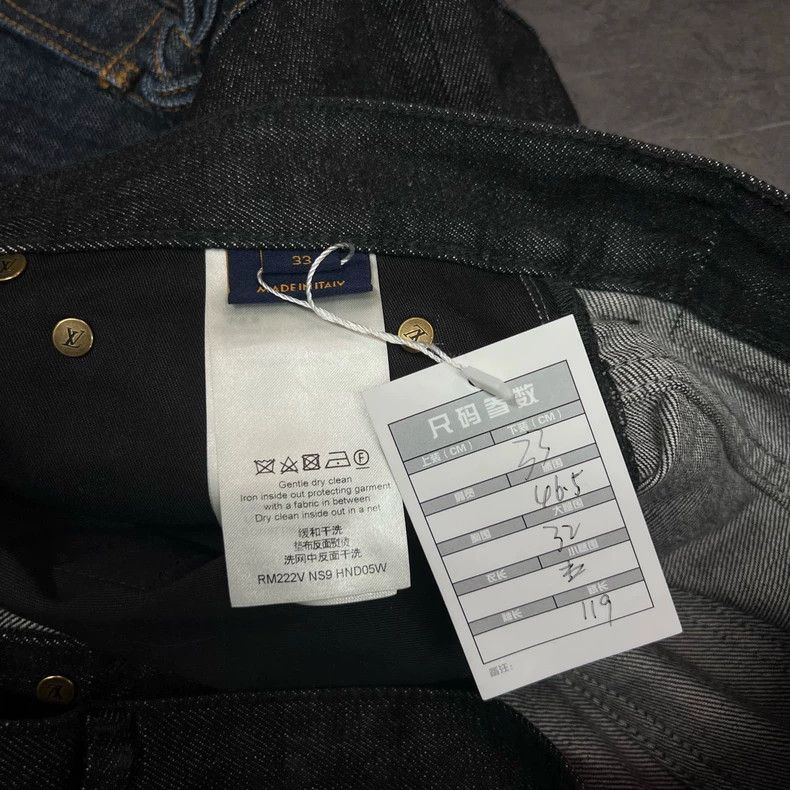 Louis Vuitton Louis Vuitton Butterfly Tie Denim Pants Size US 33 - 6 Thumbnail
