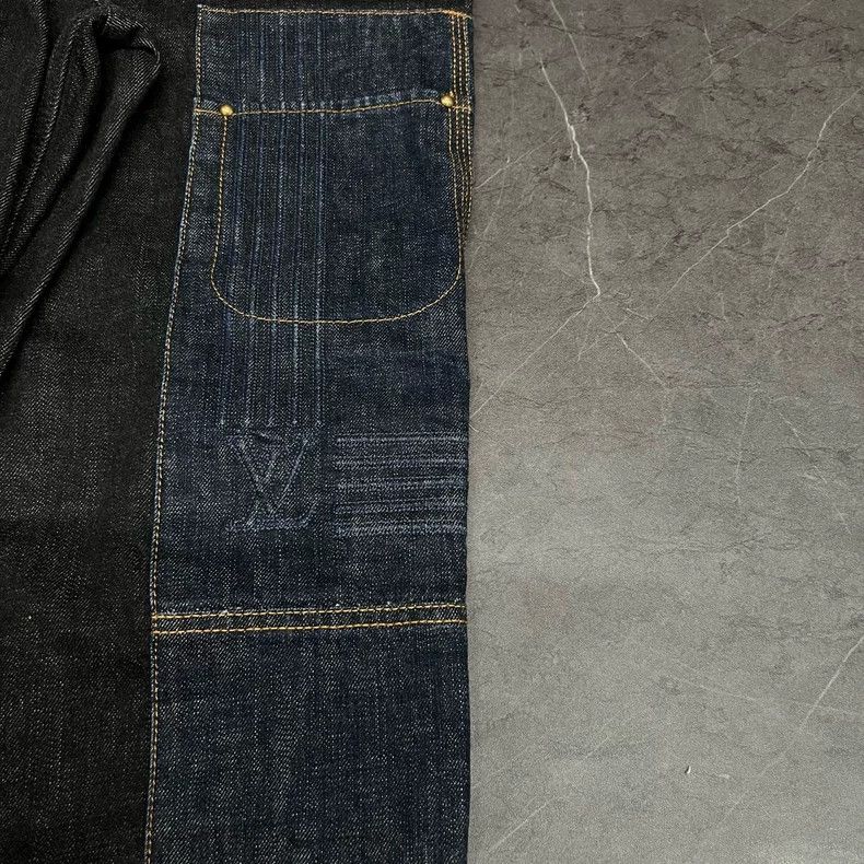 Louis Vuitton Louis Vuitton Butterfly Tie Denim Pants Size US 33 - 5 Thumbnail