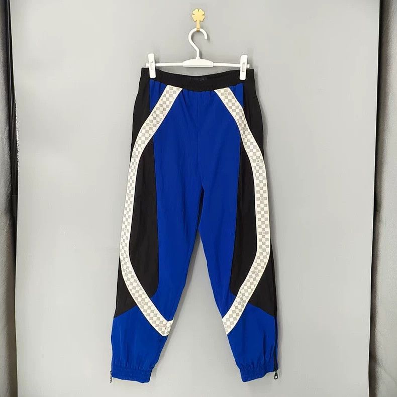 Louis Vuitton Louis Vuitton Blue Checkered Sports Pants Size US 26 / EU 42 - 2 Thumbnail