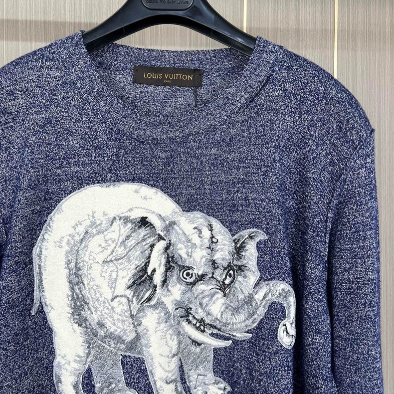 Louis Vuitton Louis Vuitton Animal Embroidery Knit Sweater Size US S / EU 44-46 / 1 - 2 Thumbnail