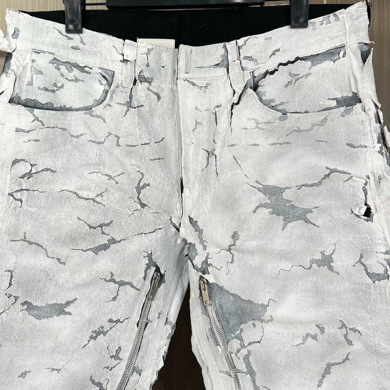 Givenchy Givenchy MMW Paint Coated Denim Pants Size US 34 / EU 50 - 4 Thumbnail