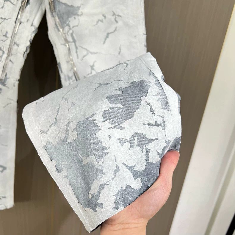 Givenchy Givenchy MMW Paint Coated Denim Pants Size US 34 / EU 50 - 8 Thumbnail