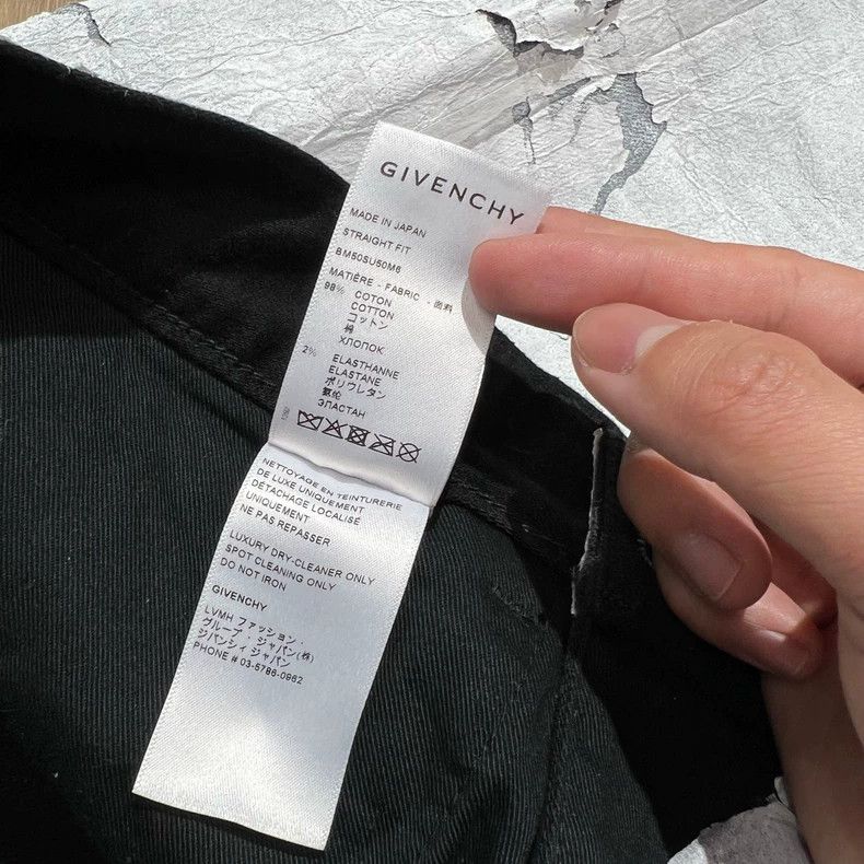 Givenchy Givenchy MMW Paint Coated Denim Pants Size US 34 / EU 50 - 7 Thumbnail
