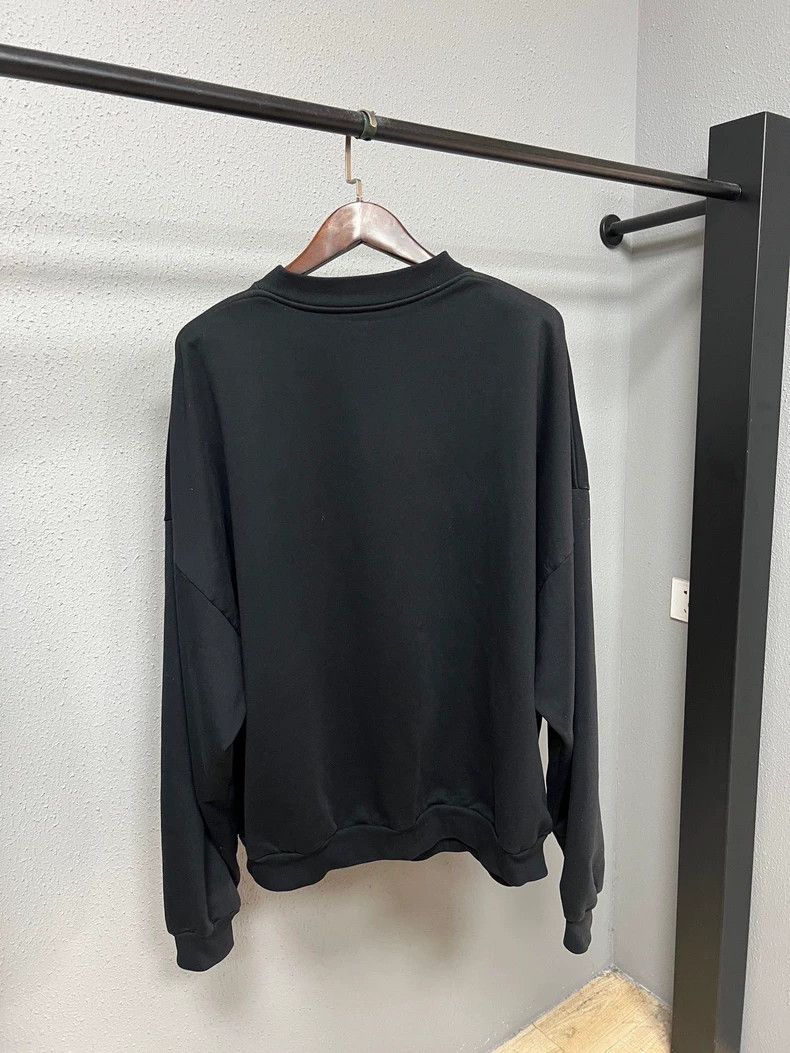 Balenciaga Balenciaga Black Logo Sweatshirt Size 3 Size US M / EU 48-50 / 2 - 2 Thumbnail