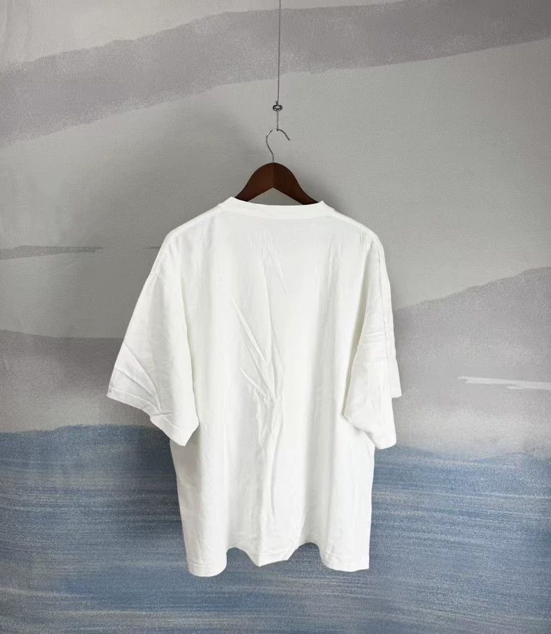 Balenciaga Balenciaga White Glow Short Sleeve T-Shirt Size US M / EU 48-50 / 2 - 2 Thumbnail