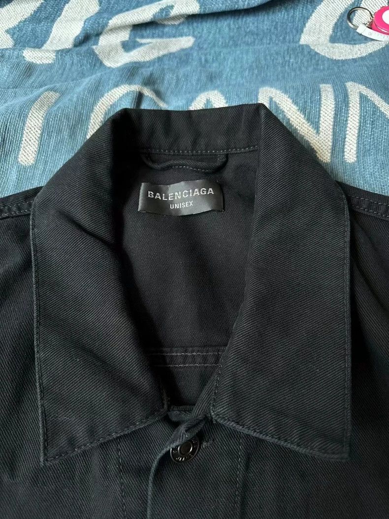 Balenciaga Balenciaga Tape Cola Denim Jacket Size US L / EU 52-54 / 3 - 3 Thumbnail