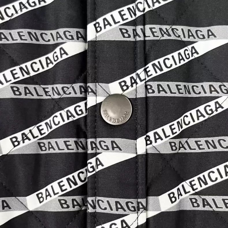 Balenciaga Balenciaga Black and White Striped Jacket Size US L / EU 52-54 / 3 - 5 Thumbnail