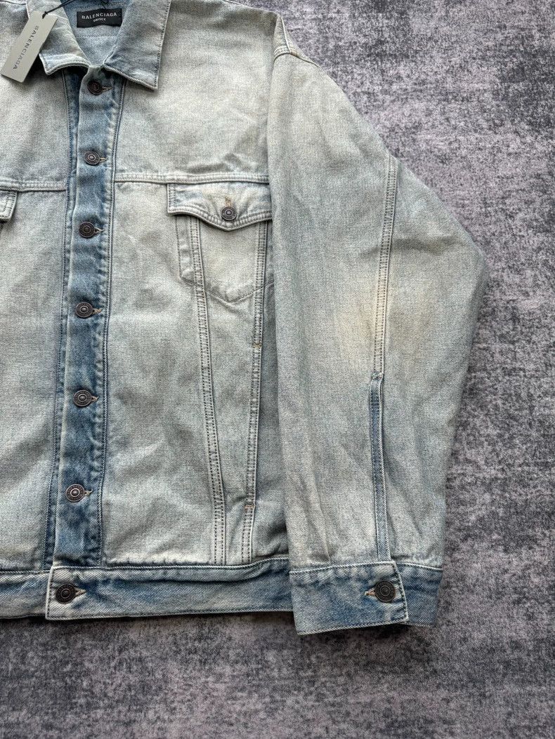 Balenciaga Balenciaga Inside Out Denim Jacket SS24 Size US XL / EU 56 / 4 - 4 Thumbnail