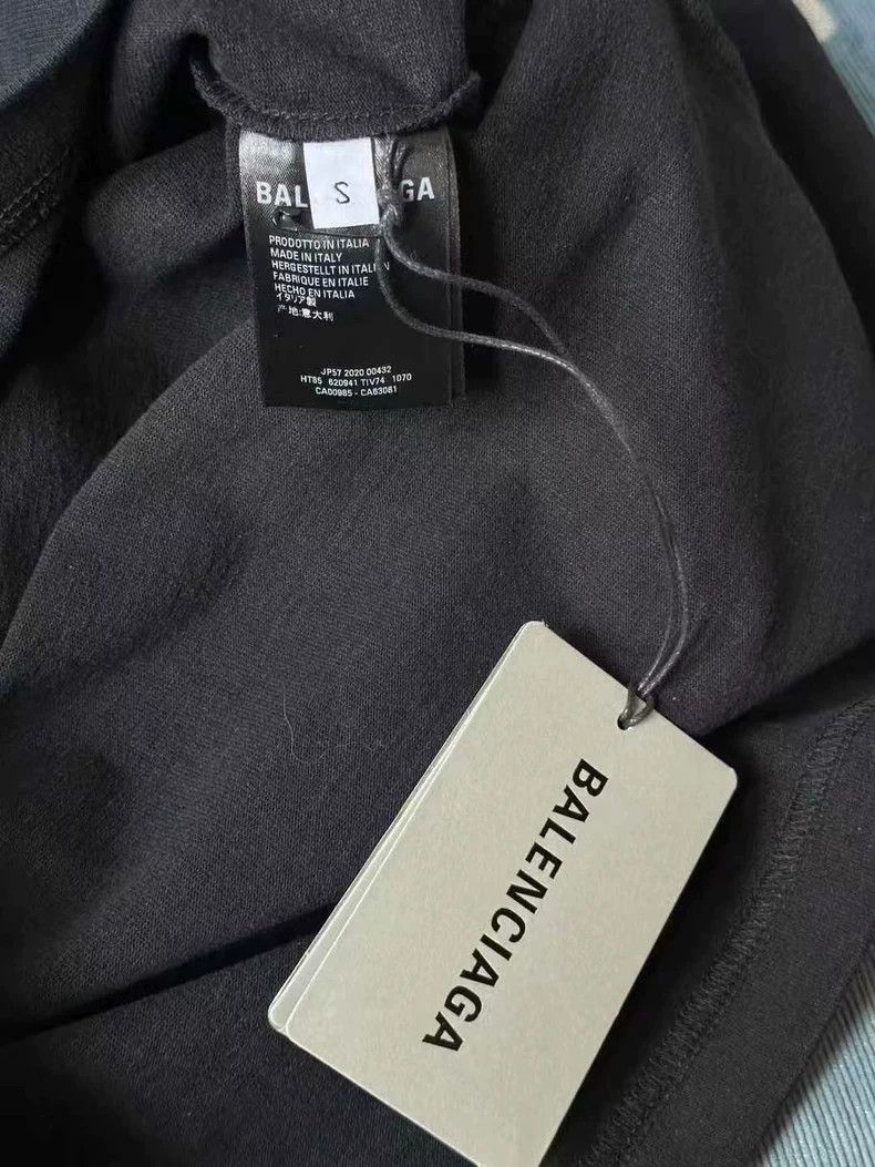 Balenciaga Balenciaga Black Crew Neck Short Sleeve Shirt Size US S / EU 44-46 / 1 - 4 Thumbnail