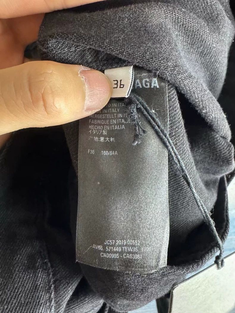 Balenciaga Balenciaga Black Denim Jacket with Rhinestones Size US M / EU 48-50 / 2 - 4 Thumbnail