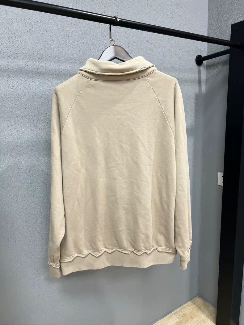 Miu Miu Miu Miu SS24 Beige Long Sleeve Polo Shirt Size US L / EU 52-54 / 3 - 2 Thumbnail