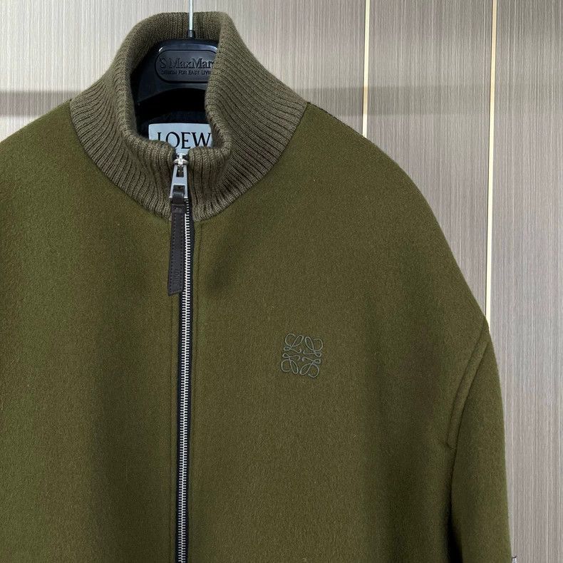 Loewe Loewe Military Green Wool Jacket Size US L / EU 52-54 / 3 - 4 Thumbnail