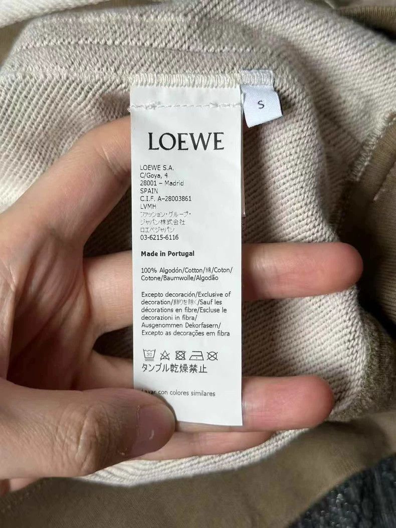Loewe Loewe Brown Embroidered Logo Hoodie Size US S / EU 44-46 / 1 - 4 Thumbnail
