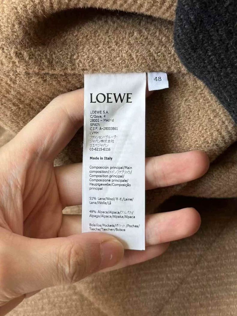 Loewe Loewe Black Wool Leather Label Jacket Size US L / EU 52-54 / 3 - 4 Thumbnail