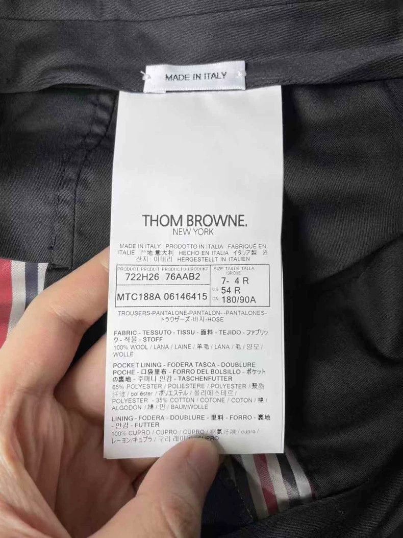 Thom Browne Thom Browne Navy Blue Wool Suit Shorts Size US 44 / EU 60 - 4 Thumbnail