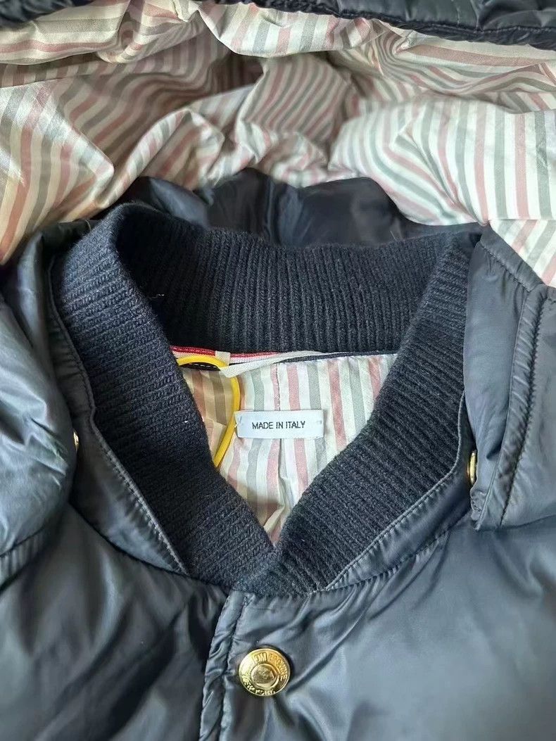 Thom Browne Thom Browne Long Navy Puffer Jacket Size US M / EU 48-50 / 2 - 3 Thumbnail