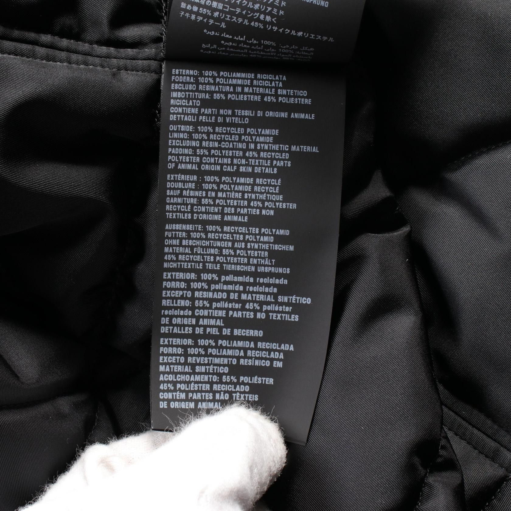 Prada Prada RE-NYLON Outerwear Plastic Outerwear SGC091