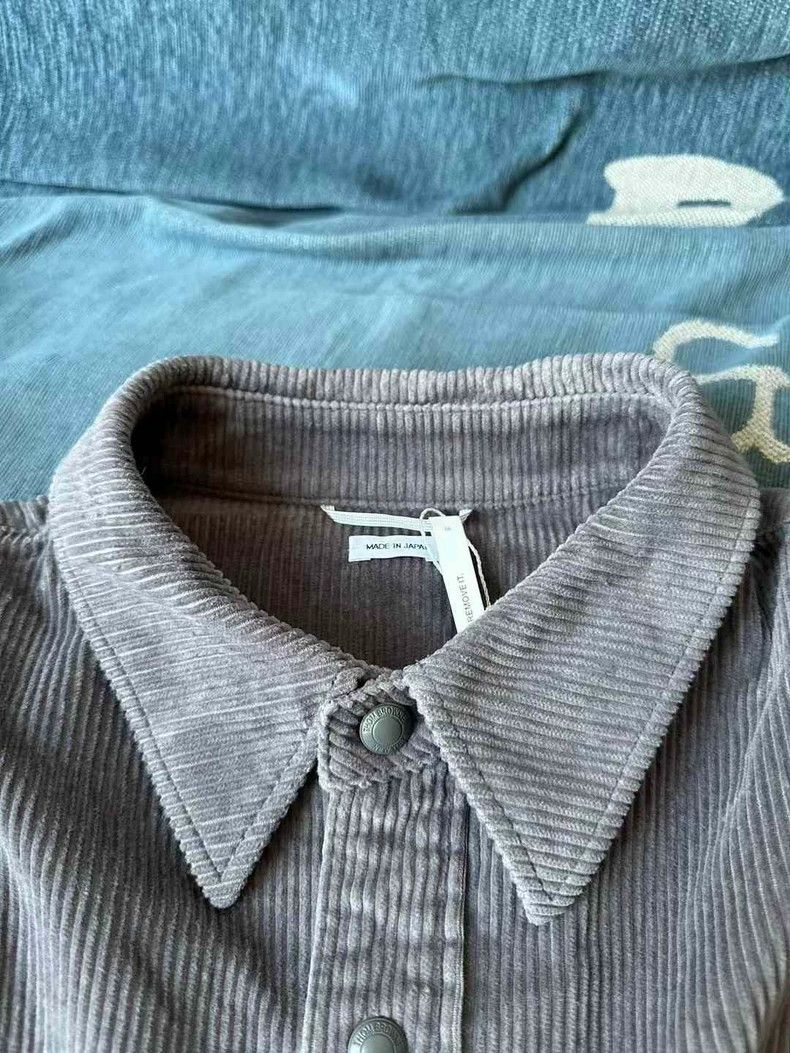Thom Browne Thom Browne Grey Corduroy Shirt Jacket Size US M / EU 48-50 / 2 - 3 Thumbnail