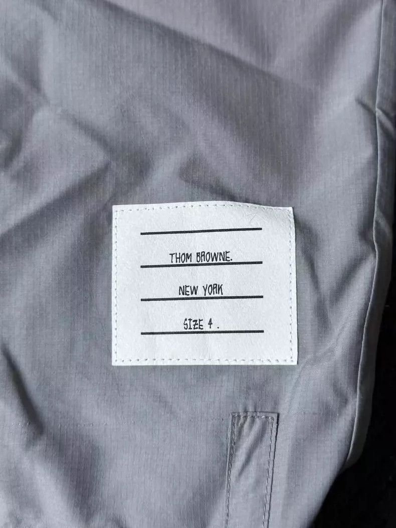 Thom Browne Thom Browne Gray Nylon Long Pants Size US 34 / EU 50 - 5 Thumbnail