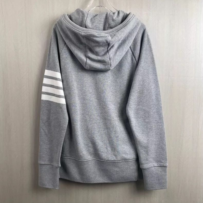Thom Browne Thom Browne Gray Knit Hoodie Jacket Size US M / EU 48-50 / 2 - 3 Thumbnail
