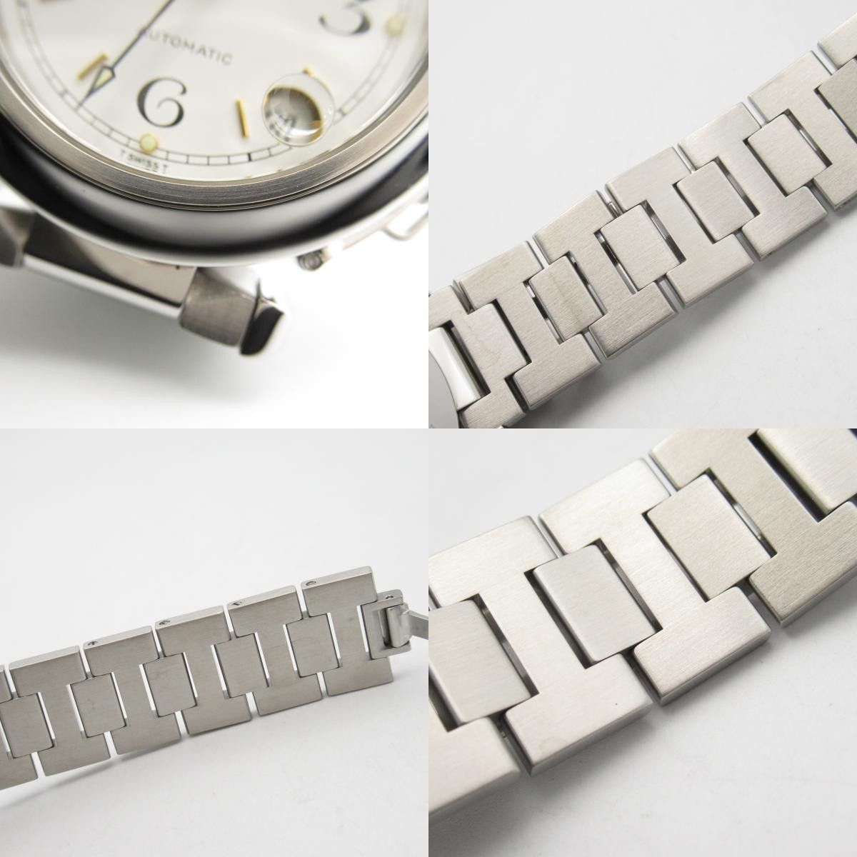 Cartier Cartier Cartier PashaC Stainless Steel Watch Metal Automatic W31015M7 Size ONE SIZE - 9 Thumbnail