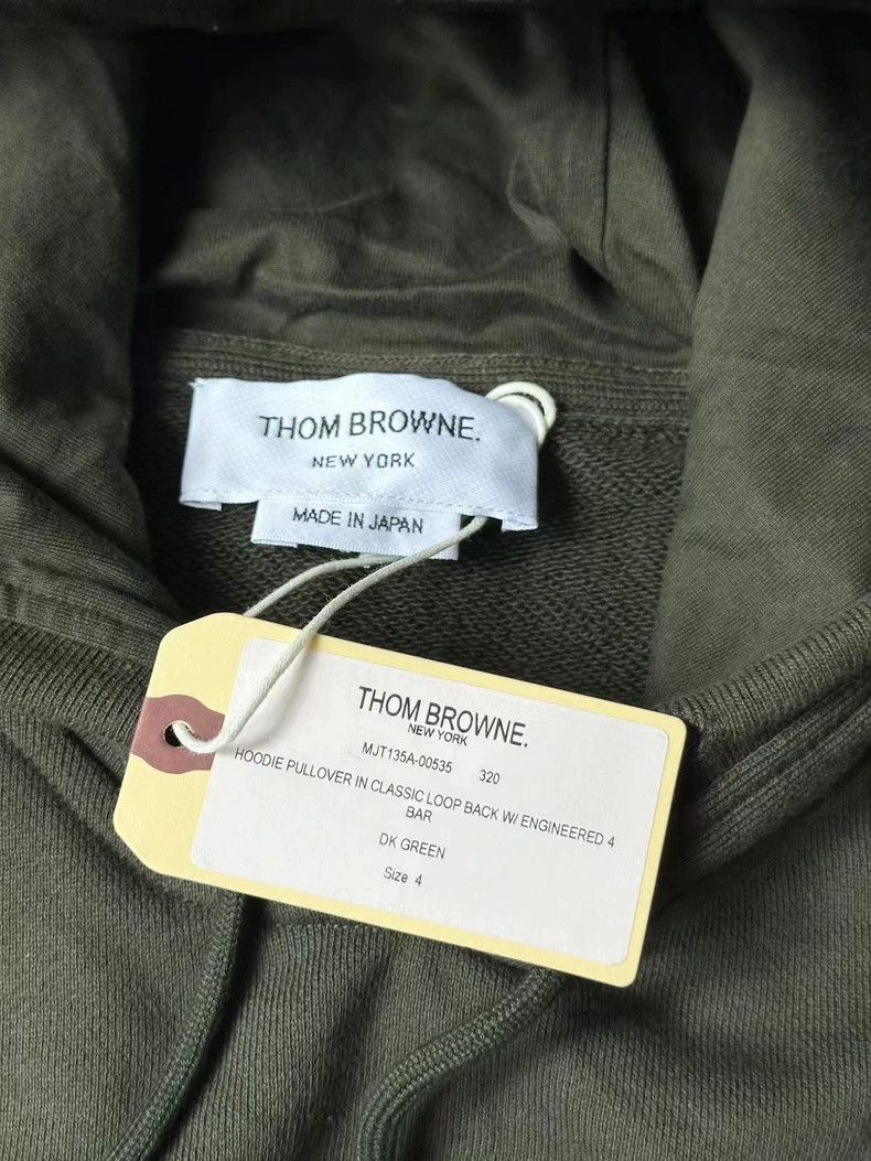 Thom Browne thom browne deep green hoodie Size US L / EU 52-54 / 3 - 3 Thumbnail