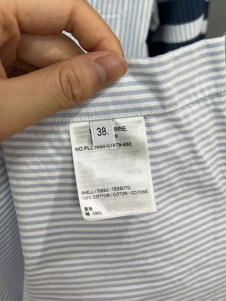 Thom Browne Thom Browne Striped Long Sleeve Shirt Size US M / EU 48-50 / 2 - 5 Thumbnail