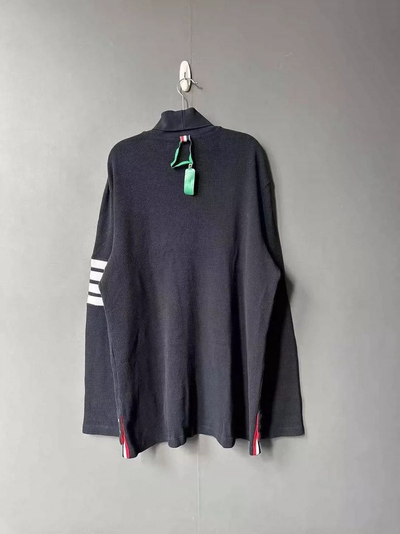 Thom Browne High Neck Waffle Long Sleeve Top Size US XL / EU 56 / 4 - 2 Thumbnail