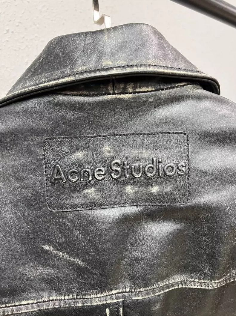 Acne Studios Acne Studios Vintage Leather Jacket Size US XS / EU 42 / 0 - 4 Thumbnail