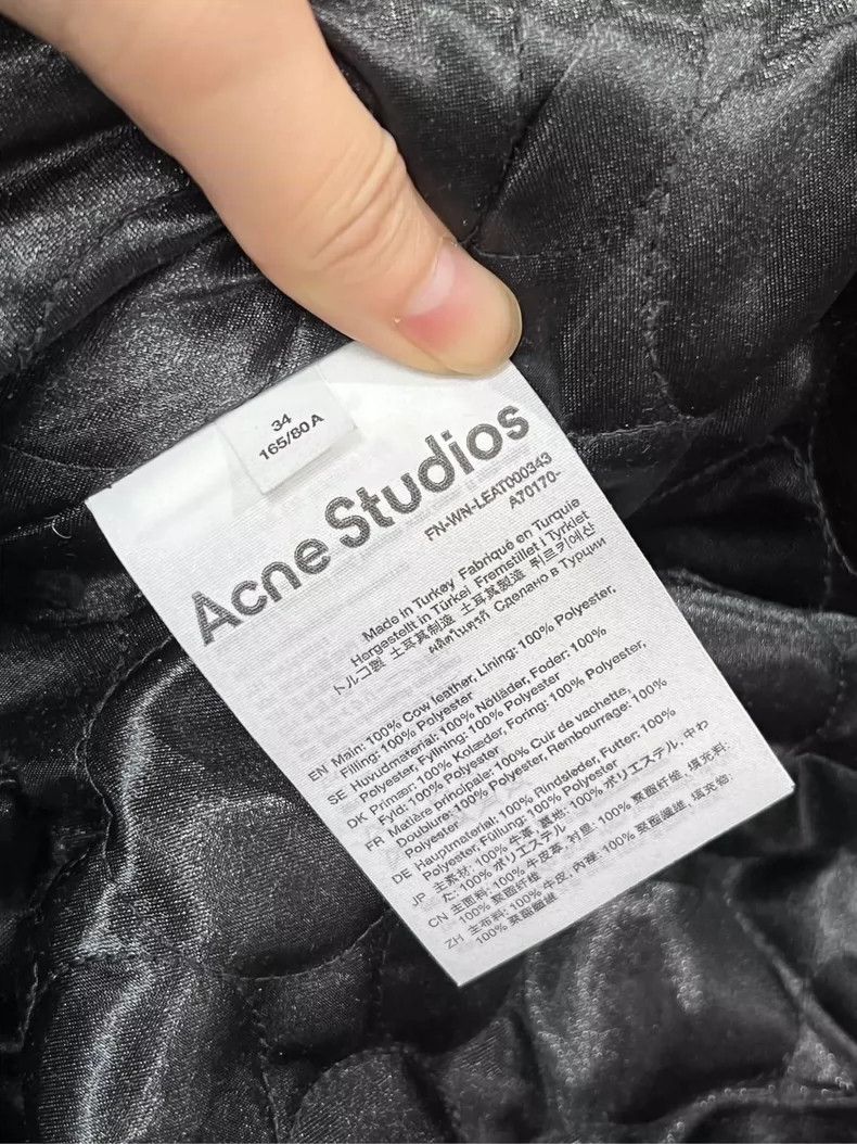 Acne Studios Acne Studios Vintage Leather Jacket Size US XS / EU 42 / 0 - 6 Thumbnail
