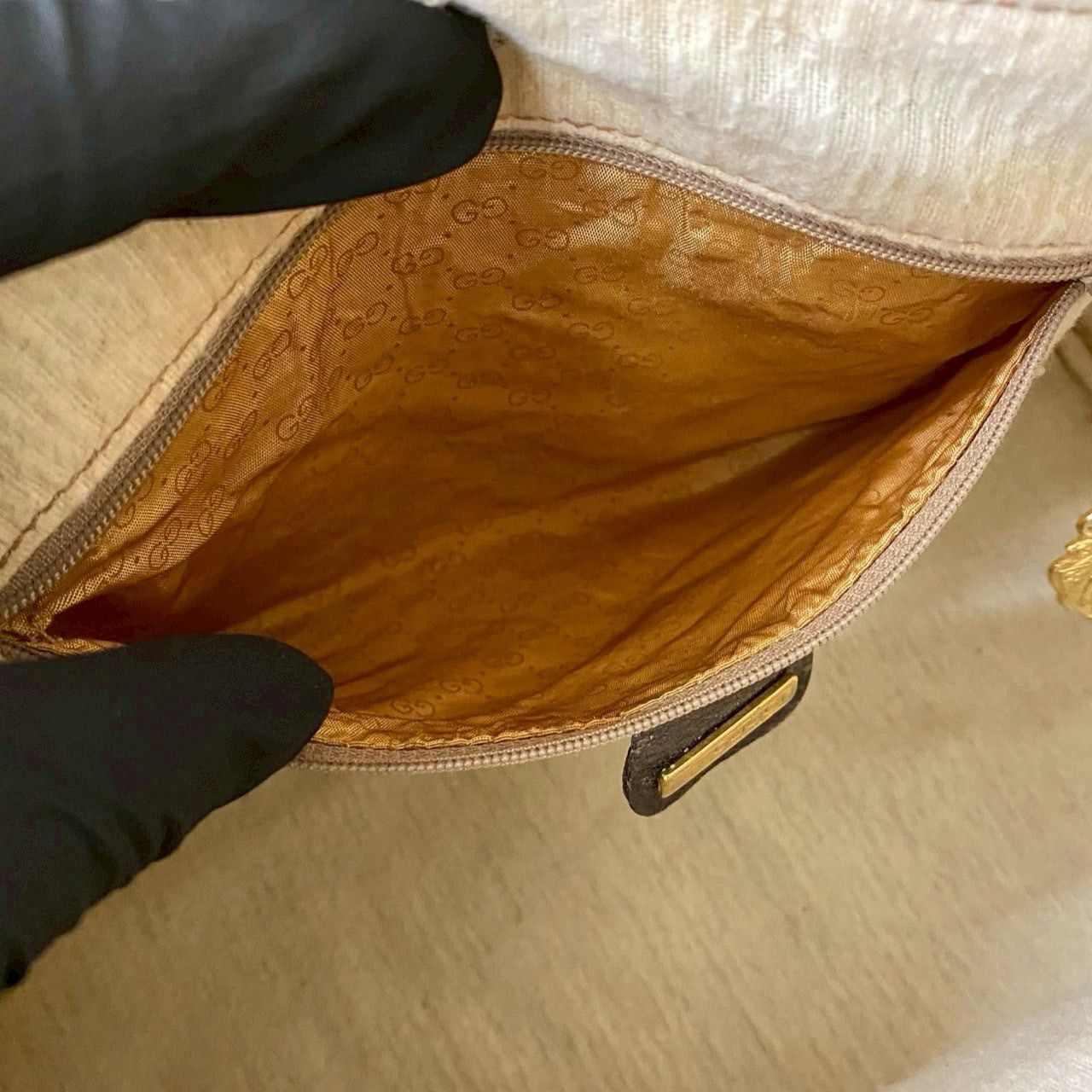 Gucci Gucci Handbag Brown Leather Size ONE SIZE - 10 Thumbnail
