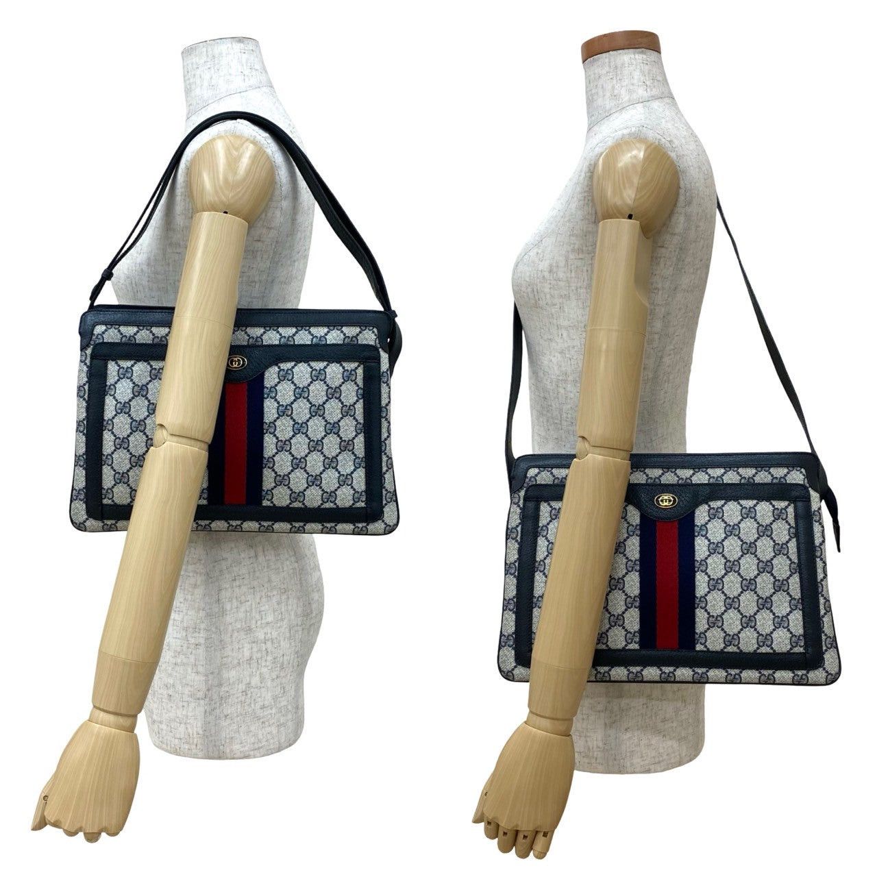 Gucci Gucci Shoulder Bag Blue Leather Size ONE SIZE - 2 Thumbnail